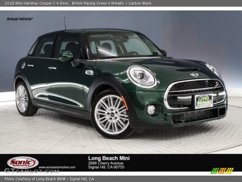 British Racing Green II Metallic / Carbon Black 2018 Mini Hardtop Cooper S 4 Door