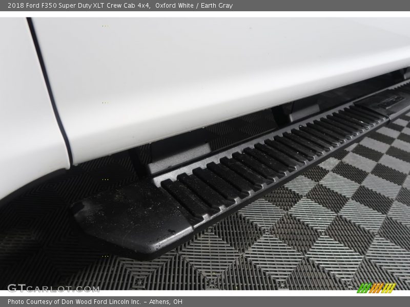 Oxford White / Earth Gray 2018 Ford F350 Super Duty XLT Crew Cab 4x4