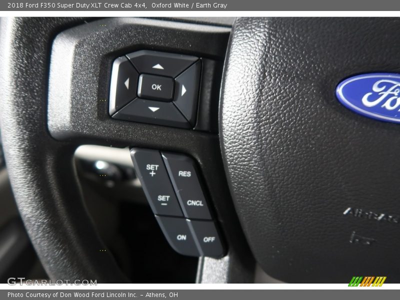 Oxford White / Earth Gray 2018 Ford F350 Super Duty XLT Crew Cab 4x4
