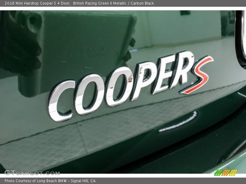 British Racing Green II Metallic / Carbon Black 2018 Mini Hardtop Cooper S 4 Door