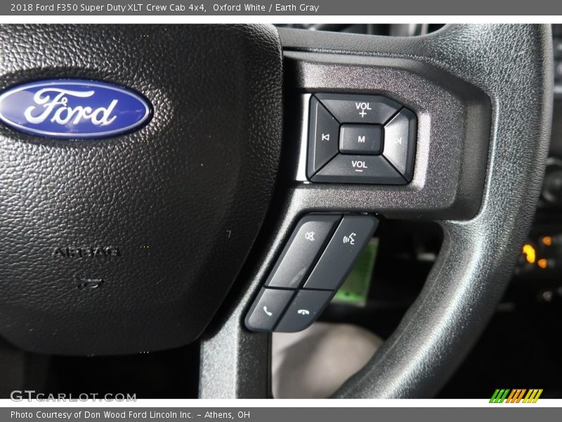 Oxford White / Earth Gray 2018 Ford F350 Super Duty XLT Crew Cab 4x4