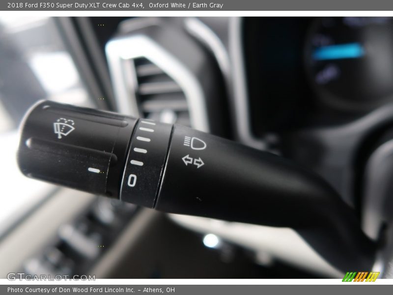 Oxford White / Earth Gray 2018 Ford F350 Super Duty XLT Crew Cab 4x4