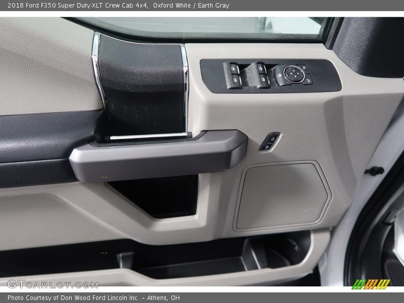 Oxford White / Earth Gray 2018 Ford F350 Super Duty XLT Crew Cab 4x4