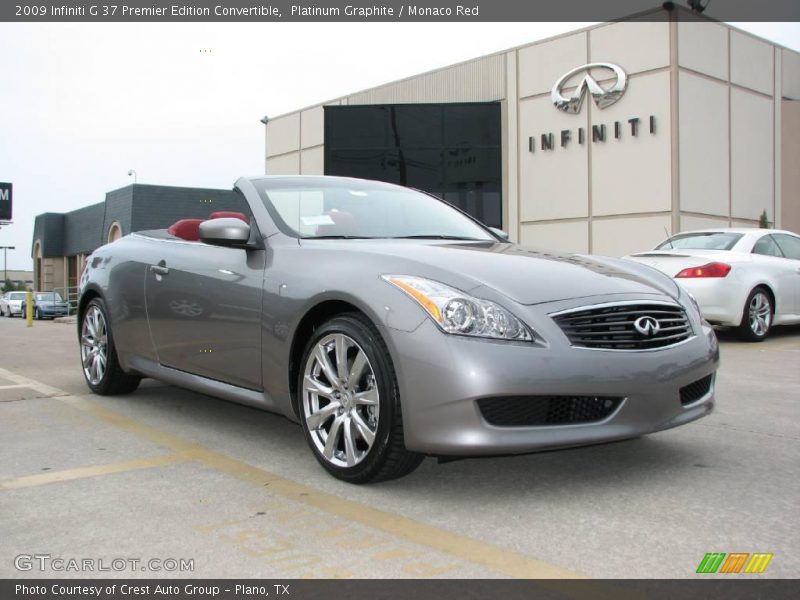 Front 3/4 View of 2009 G 37 Premier Edition Convertible