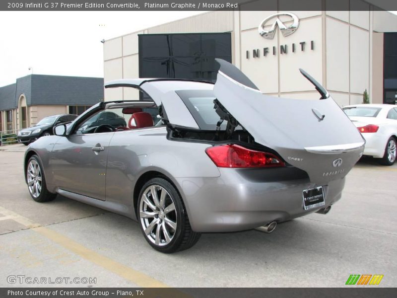  2009 G 37 Premier Edition Convertible Platinum Graphite