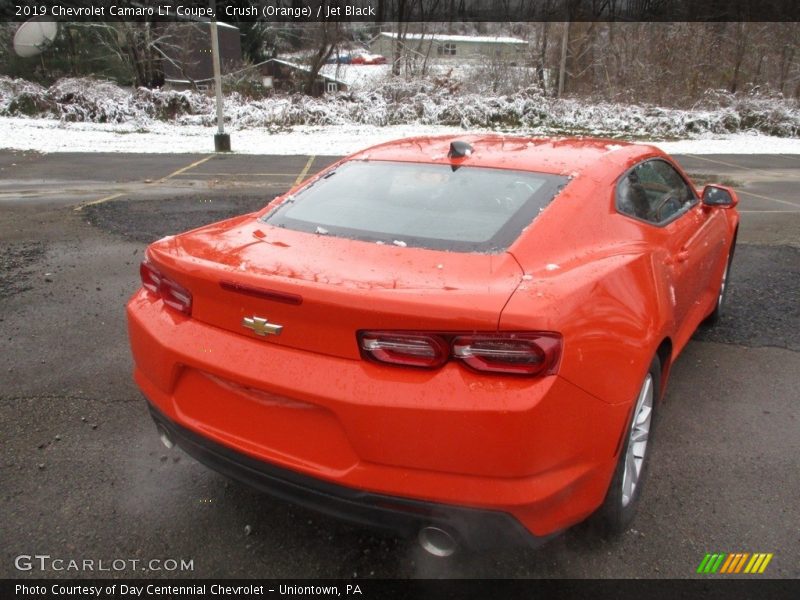 Crush (Orange) / Jet Black 2019 Chevrolet Camaro LT Coupe