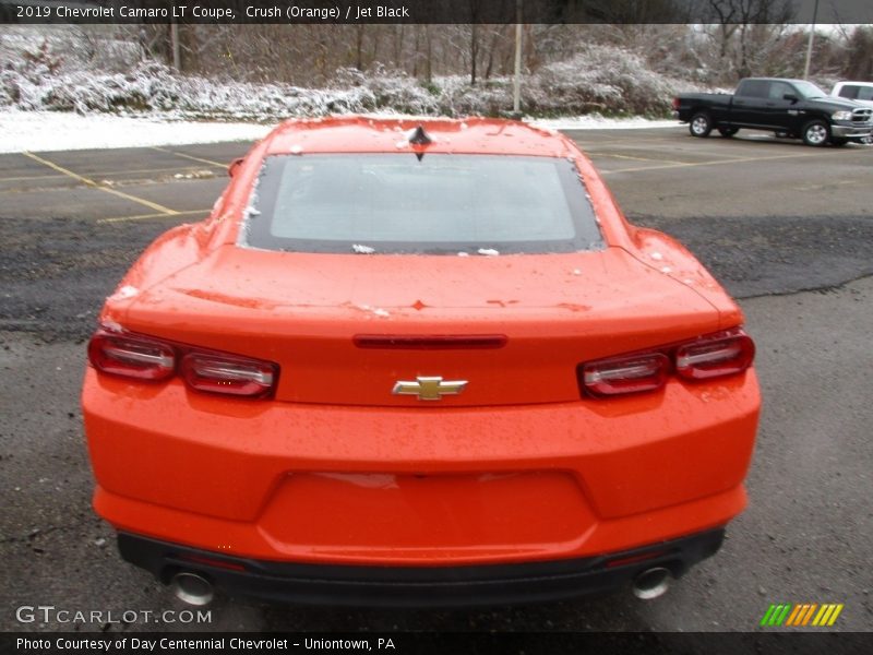 Crush (Orange) / Jet Black 2019 Chevrolet Camaro LT Coupe