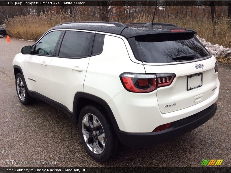 White / Black 2019 Jeep Compass Limited 4x4