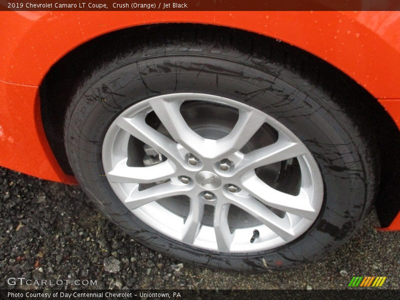 Crush (Orange) / Jet Black 2019 Chevrolet Camaro LT Coupe