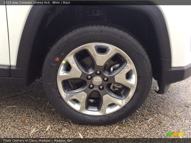 White / Black 2019 Jeep Compass Limited 4x4