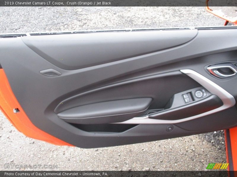 Crush (Orange) / Jet Black 2019 Chevrolet Camaro LT Coupe