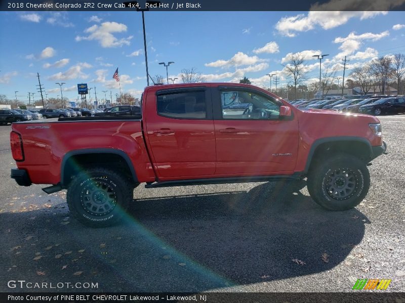 Red Hot / Jet Black 2018 Chevrolet Colorado ZR2 Crew Cab 4x4
