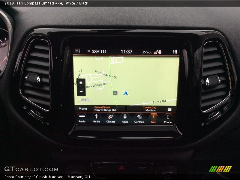 White / Black 2019 Jeep Compass Limited 4x4