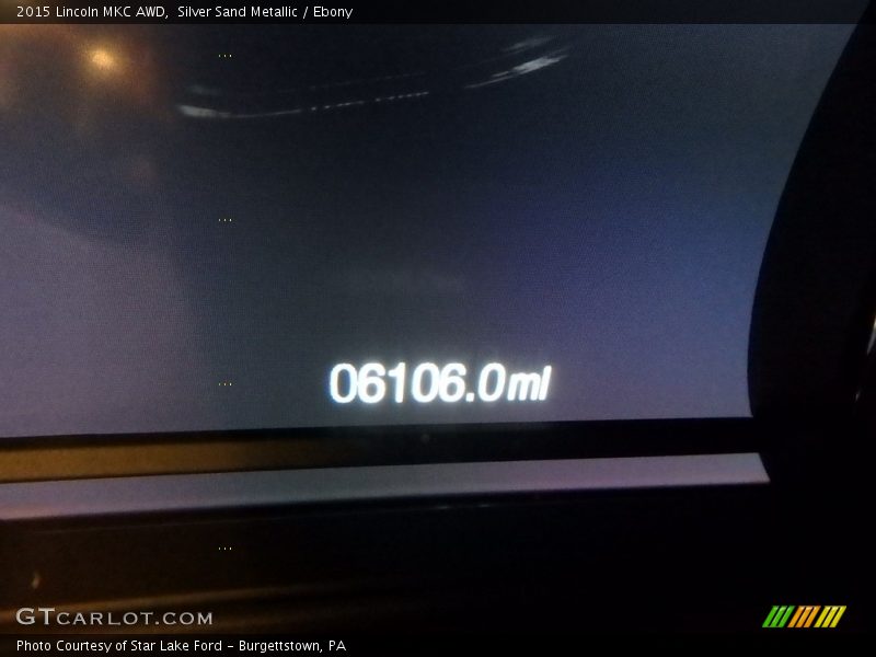 Silver Sand Metallic / Ebony 2015 Lincoln MKC AWD