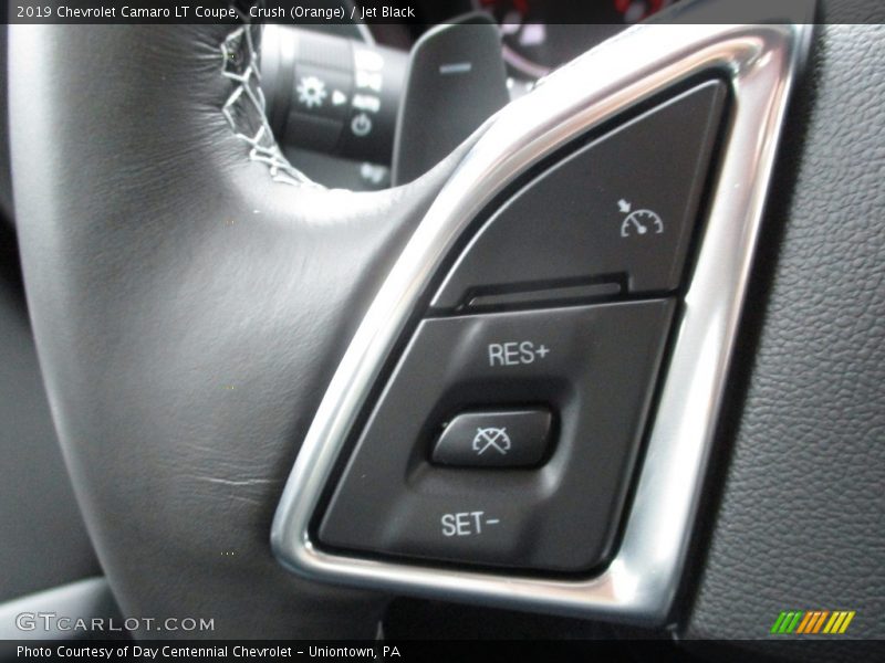 Crush (Orange) / Jet Black 2019 Chevrolet Camaro LT Coupe