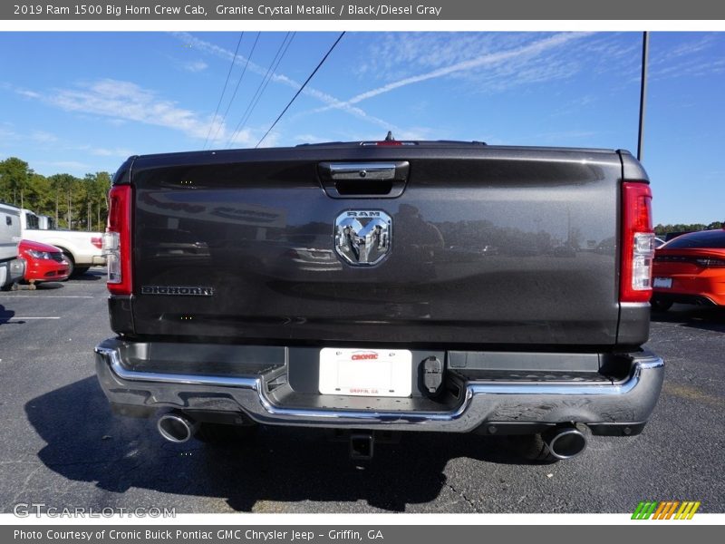 Granite Crystal Metallic / Black/Diesel Gray 2019 Ram 1500 Big Horn Crew Cab