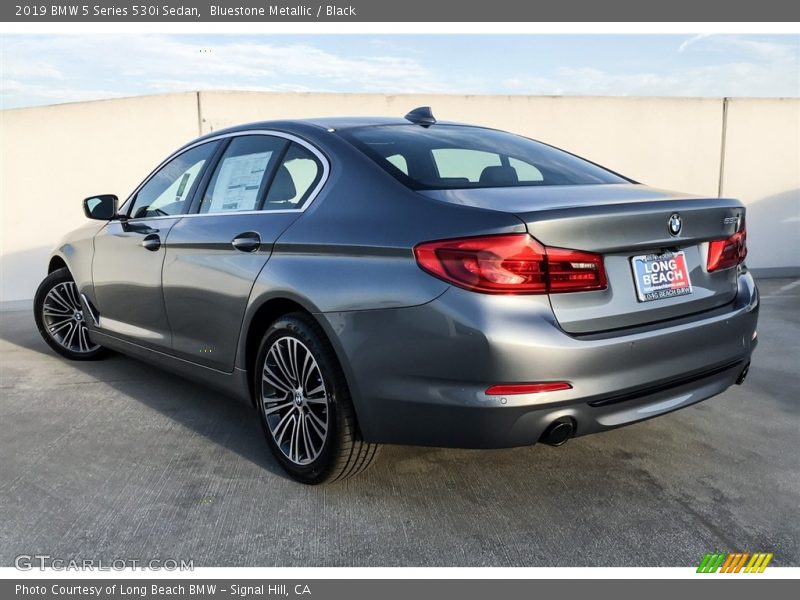 Bluestone Metallic / Black 2019 BMW 5 Series 530i Sedan