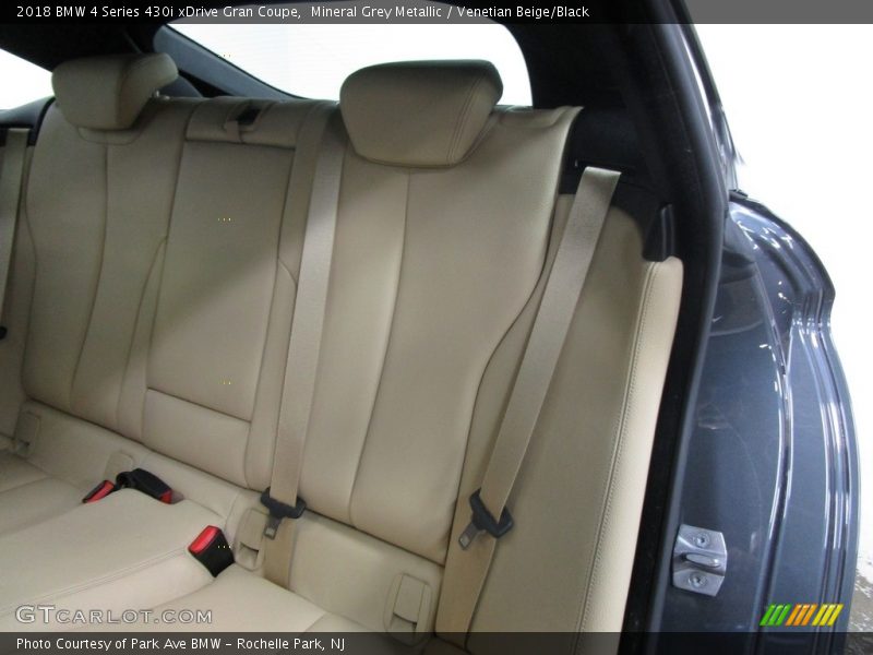 Mineral Grey Metallic / Venetian Beige/Black 2018 BMW 4 Series 430i xDrive Gran Coupe