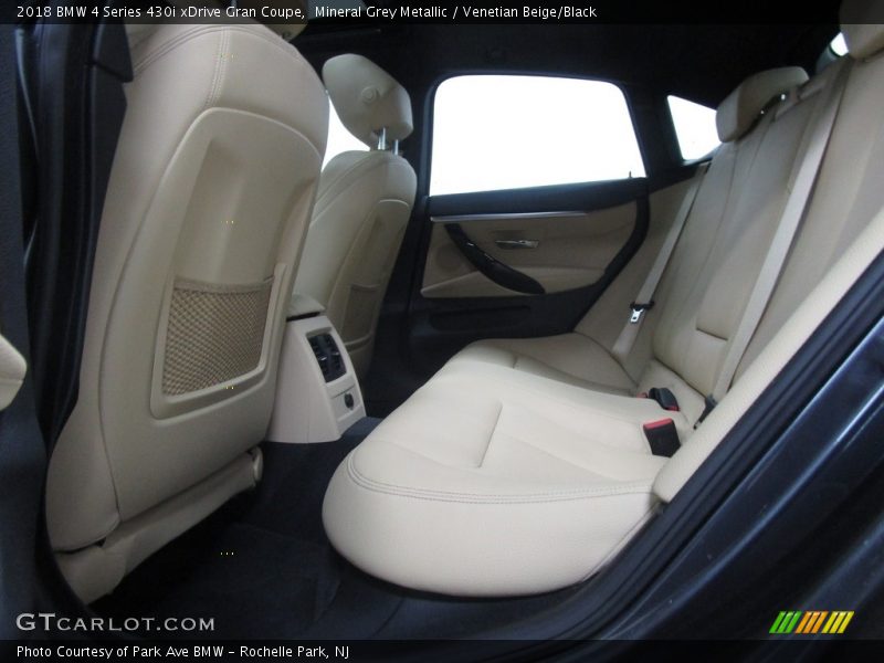 Mineral Grey Metallic / Venetian Beige/Black 2018 BMW 4 Series 430i xDrive Gran Coupe