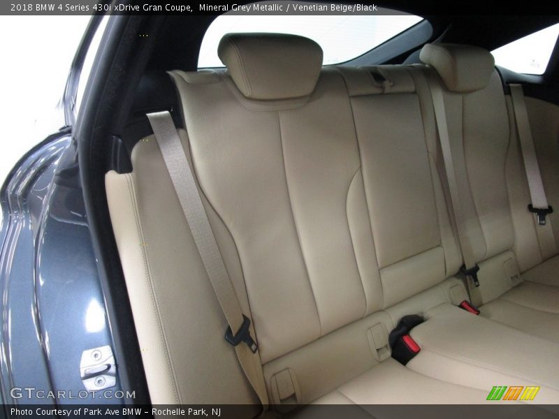 Mineral Grey Metallic / Venetian Beige/Black 2018 BMW 4 Series 430i xDrive Gran Coupe