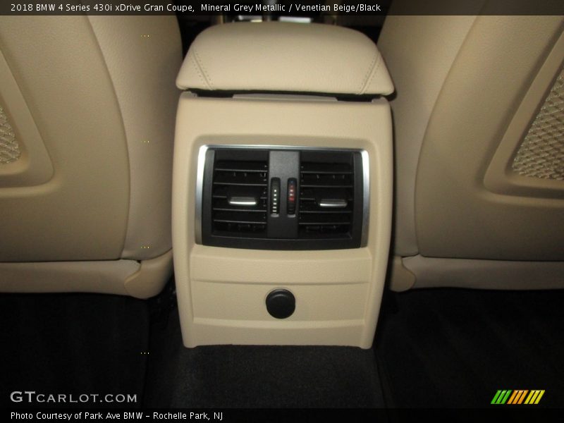 Mineral Grey Metallic / Venetian Beige/Black 2018 BMW 4 Series 430i xDrive Gran Coupe