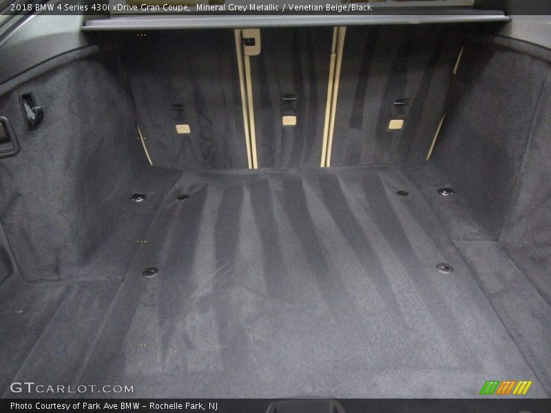 Mineral Grey Metallic / Venetian Beige/Black 2018 BMW 4 Series 430i xDrive Gran Coupe