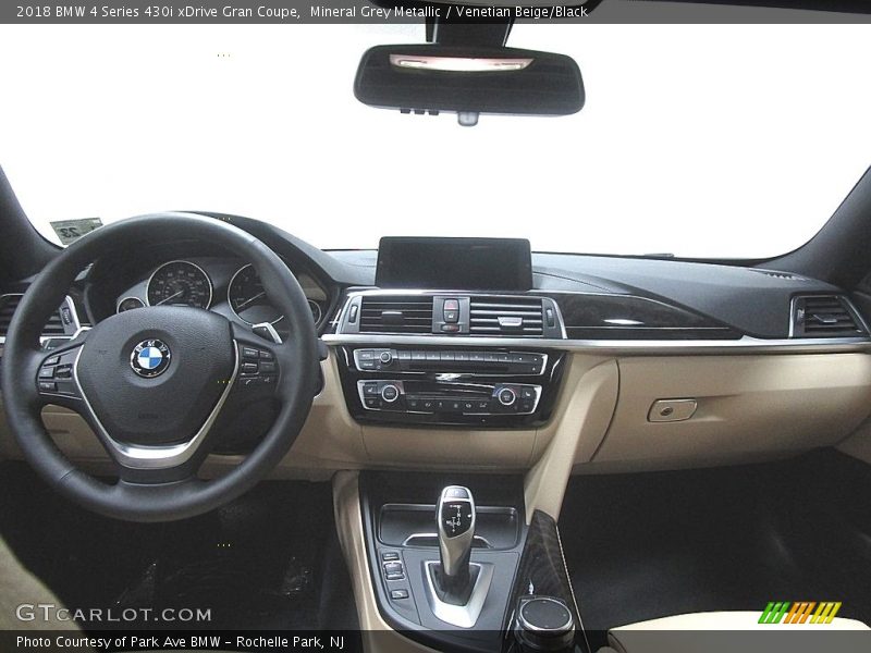 Mineral Grey Metallic / Venetian Beige/Black 2018 BMW 4 Series 430i xDrive Gran Coupe
