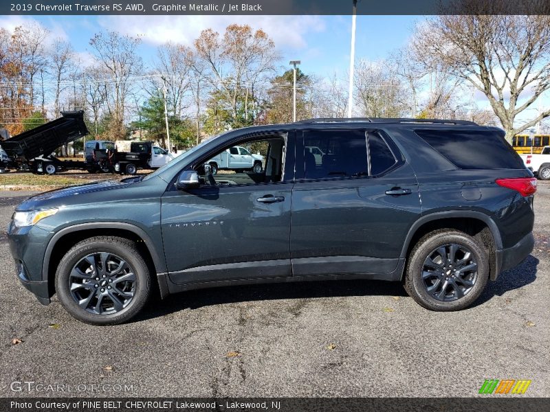 Graphite Metallic / Jet Black 2019 Chevrolet Traverse RS AWD