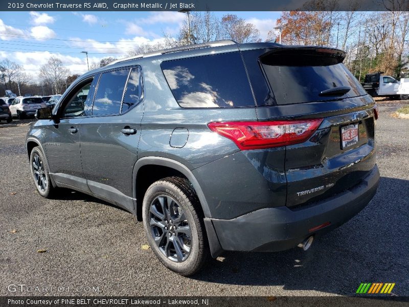 Graphite Metallic / Jet Black 2019 Chevrolet Traverse RS AWD