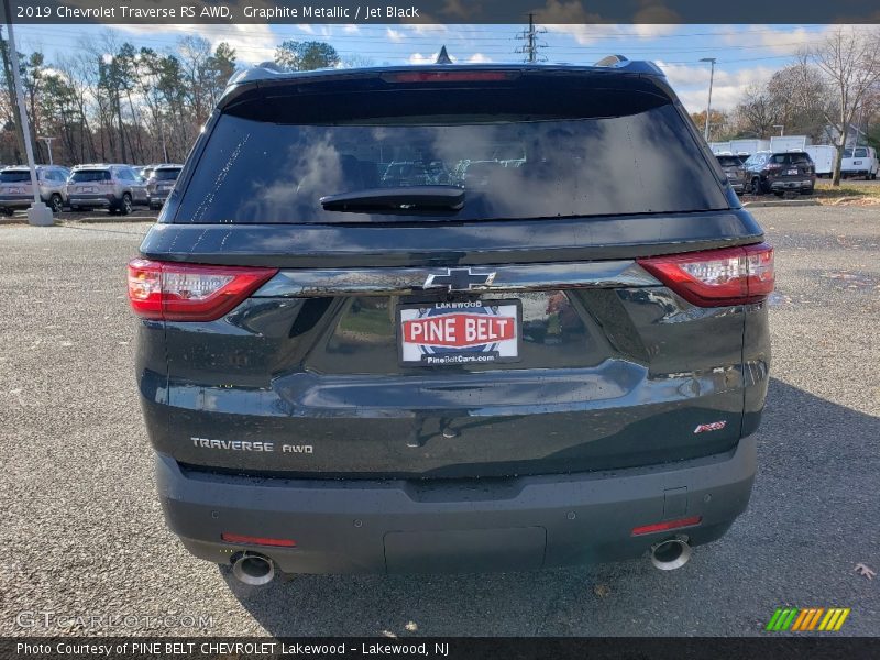 Graphite Metallic / Jet Black 2019 Chevrolet Traverse RS AWD