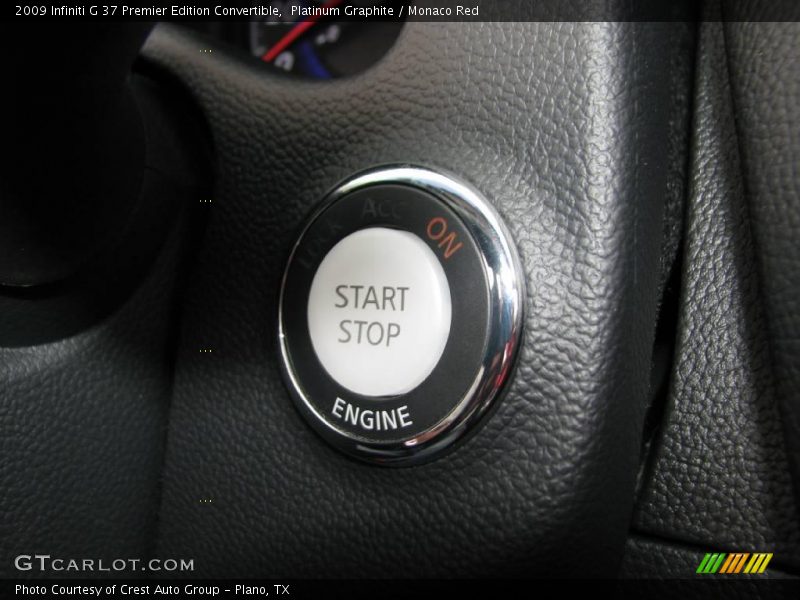 Platinum Graphite / Monaco Red 2009 Infiniti G 37 Premier Edition Convertible
