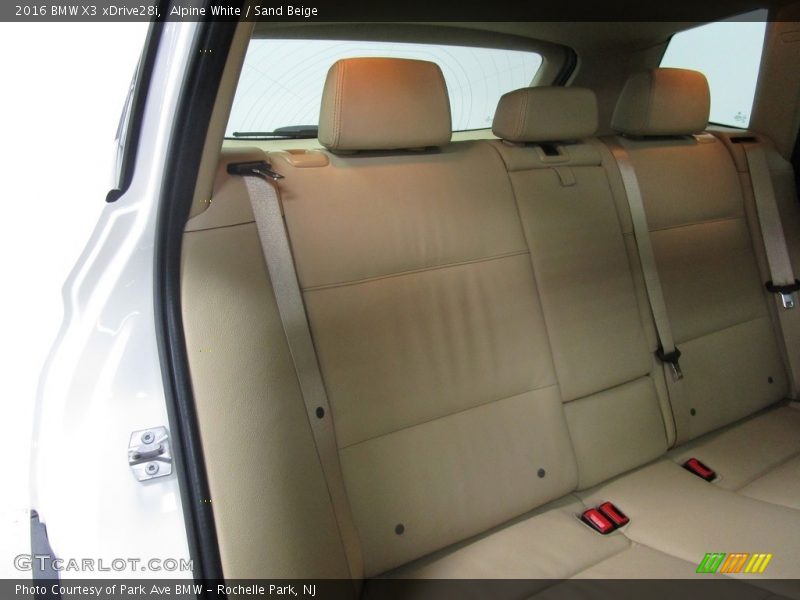 Alpine White / Sand Beige 2016 BMW X3 xDrive28i