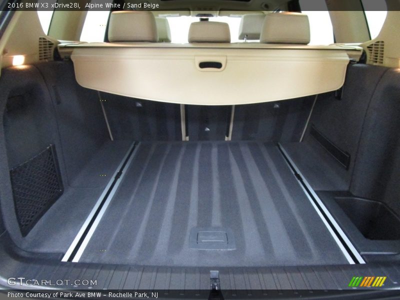 Alpine White / Sand Beige 2016 BMW X3 xDrive28i