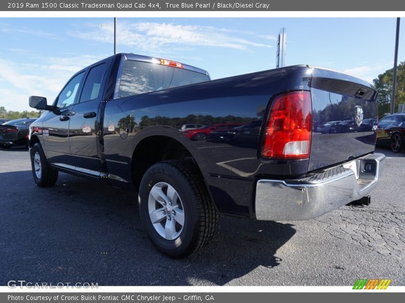 True Blue Pearl / Black/Diesel Gray 2019 Ram 1500 Classic Tradesman Quad Cab 4x4