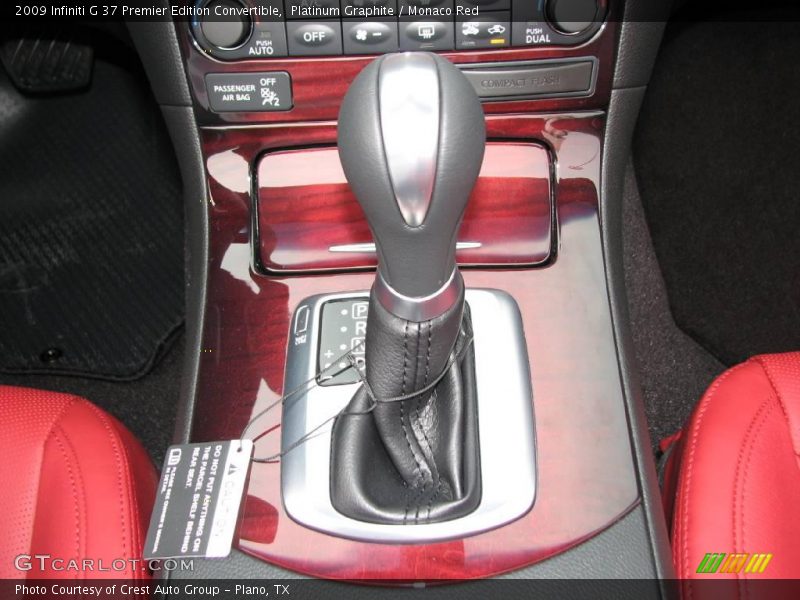 Platinum Graphite / Monaco Red 2009 Infiniti G 37 Premier Edition Convertible