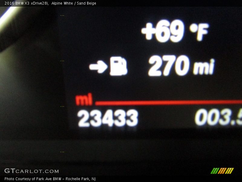 Alpine White / Sand Beige 2016 BMW X3 xDrive28i