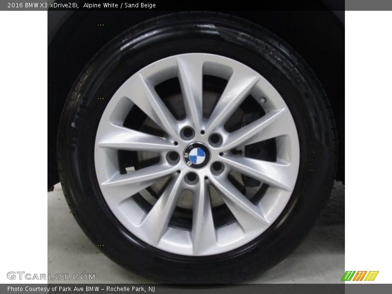 Alpine White / Sand Beige 2016 BMW X3 xDrive28i