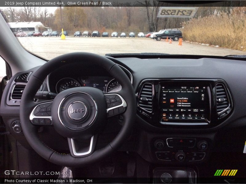 Olive Green Pearl / Black 2019 Jeep Compass Limited 4x4