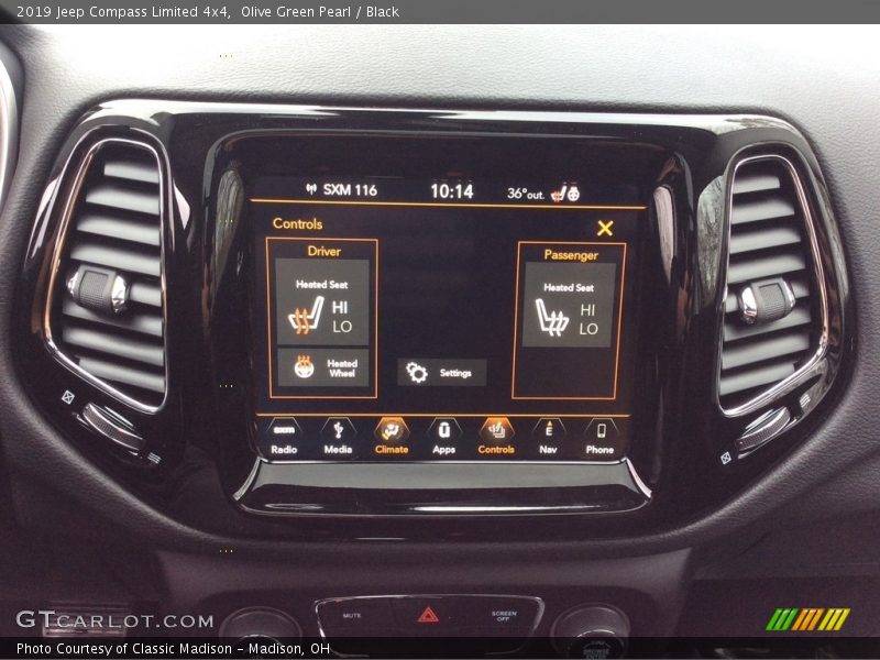 Controls of 2019 Compass Limited 4x4