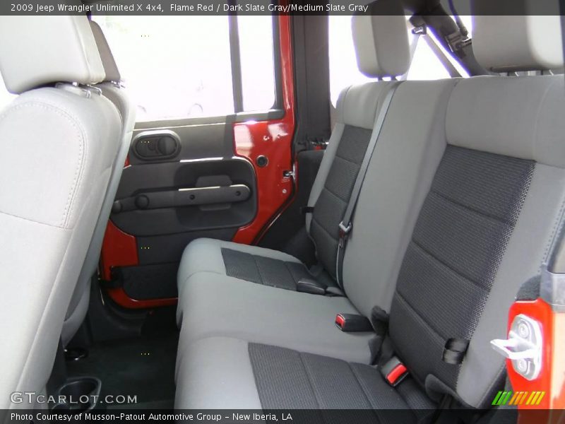 Flame Red / Dark Slate Gray/Medium Slate Gray 2009 Jeep Wrangler Unlimited X 4x4