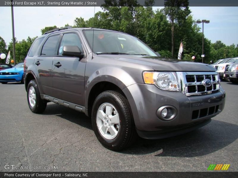 Sterling Grey Metallic / Stone 2009 Ford Escape XLT
