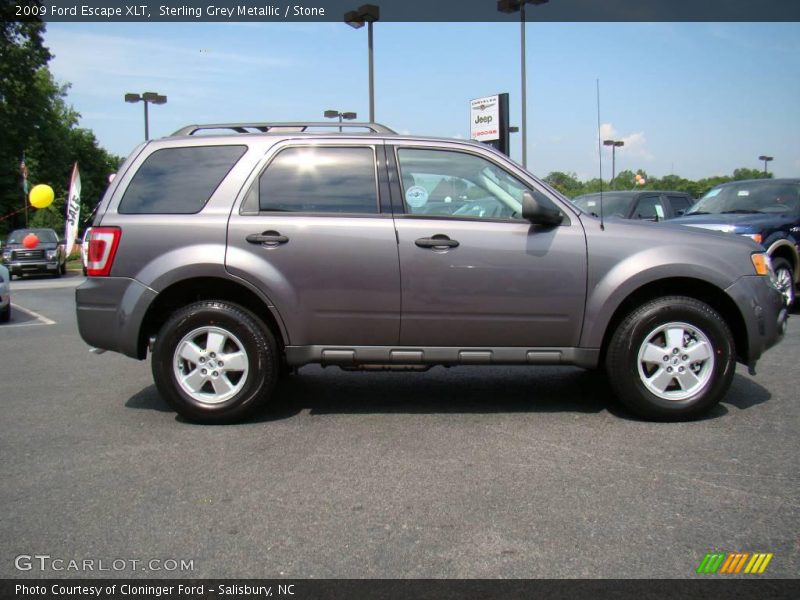 Sterling Grey Metallic / Stone 2009 Ford Escape XLT