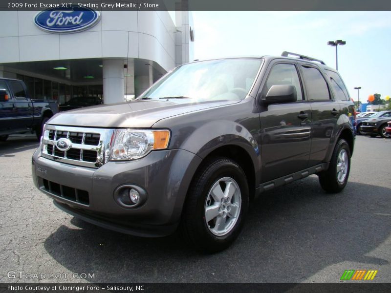 Sterling Grey Metallic / Stone 2009 Ford Escape XLT
