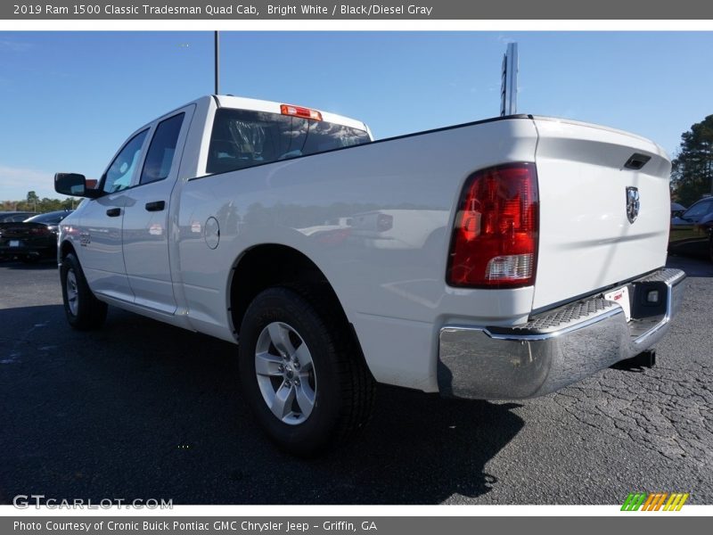 Bright White / Black/Diesel Gray 2019 Ram 1500 Classic Tradesman Quad Cab
