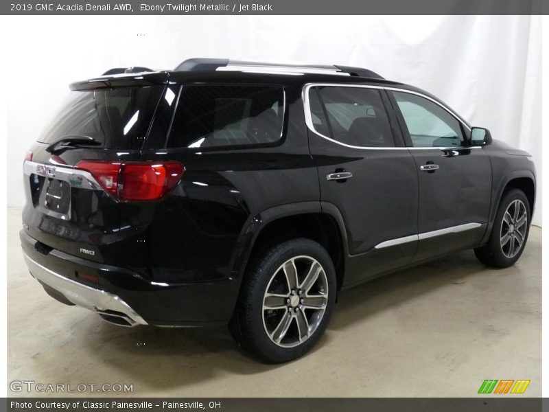 Ebony Twilight Metallic / Jet Black 2019 GMC Acadia Denali AWD