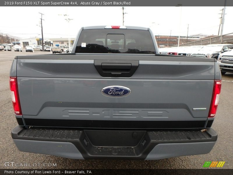 Abyss Gray / Sport Black/Red 2019 Ford F150 XLT Sport SuperCrew 4x4