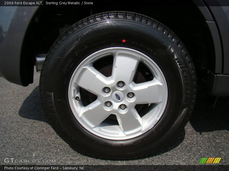 Sterling Grey Metallic / Stone 2009 Ford Escape XLT