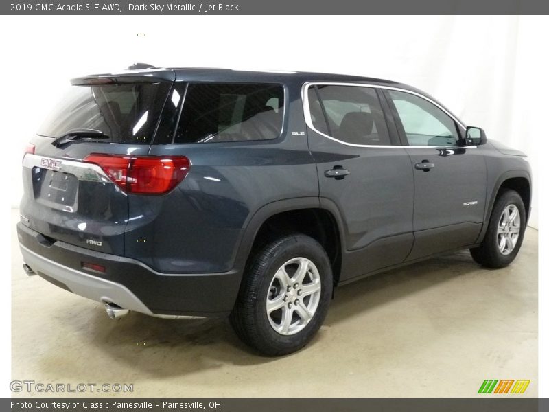 Dark Sky Metallic / Jet Black 2019 GMC Acadia SLE AWD