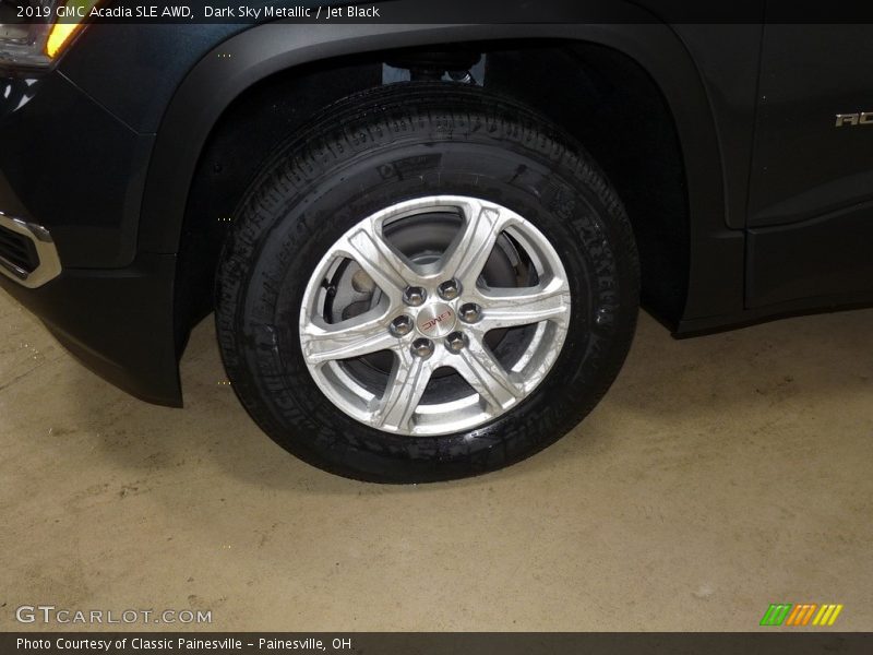 Dark Sky Metallic / Jet Black 2019 GMC Acadia SLE AWD