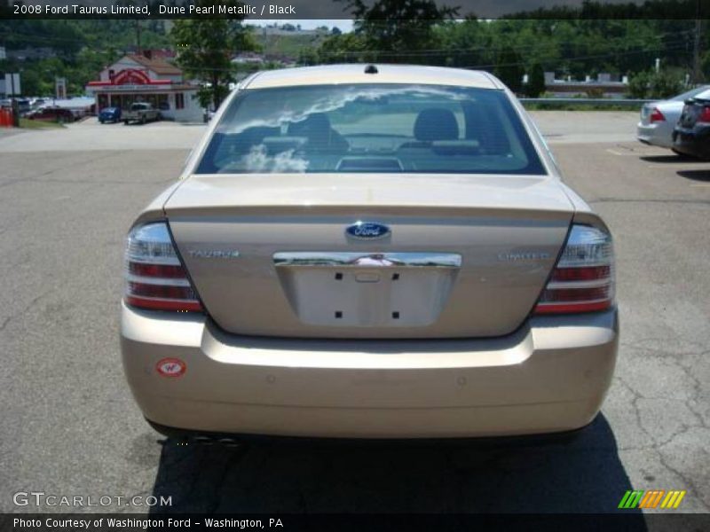 Dune Pearl Metallic / Black 2008 Ford Taurus Limited